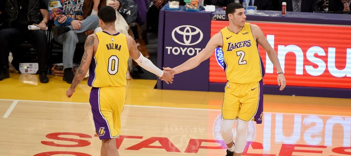 Kuzma e Lonzo eleitos para a seleção de calouros